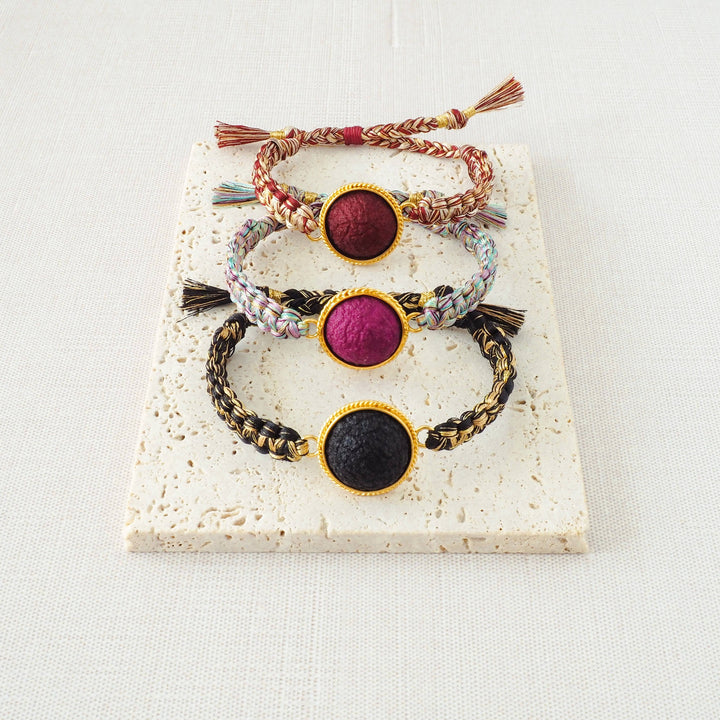 Handwoven Silk Cocoon Bracelet