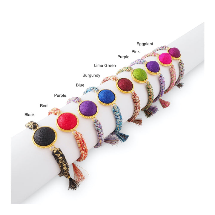 Handwoven Silk Cocoon Bracelet Colors