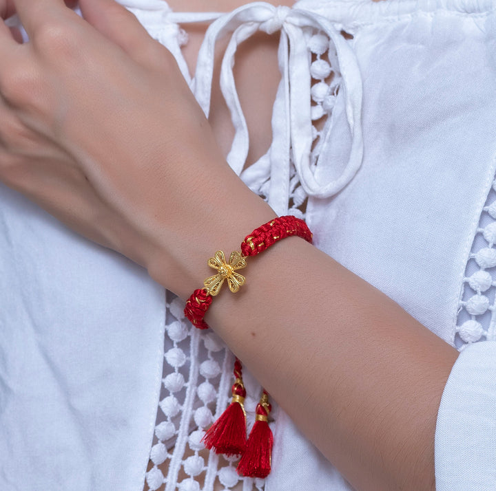 Cross Filigree Bracelet
