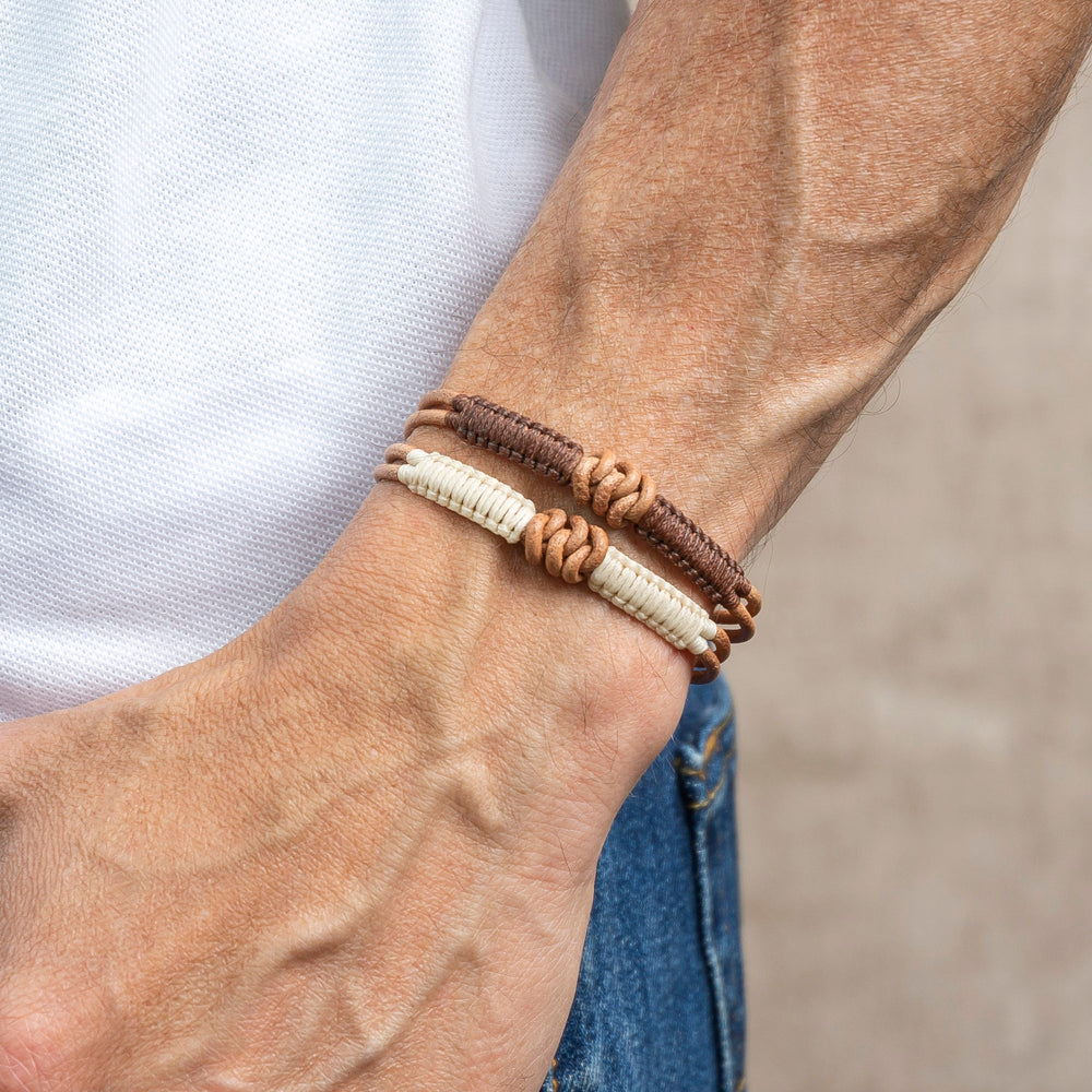 Knot Men's Leather Bracelet