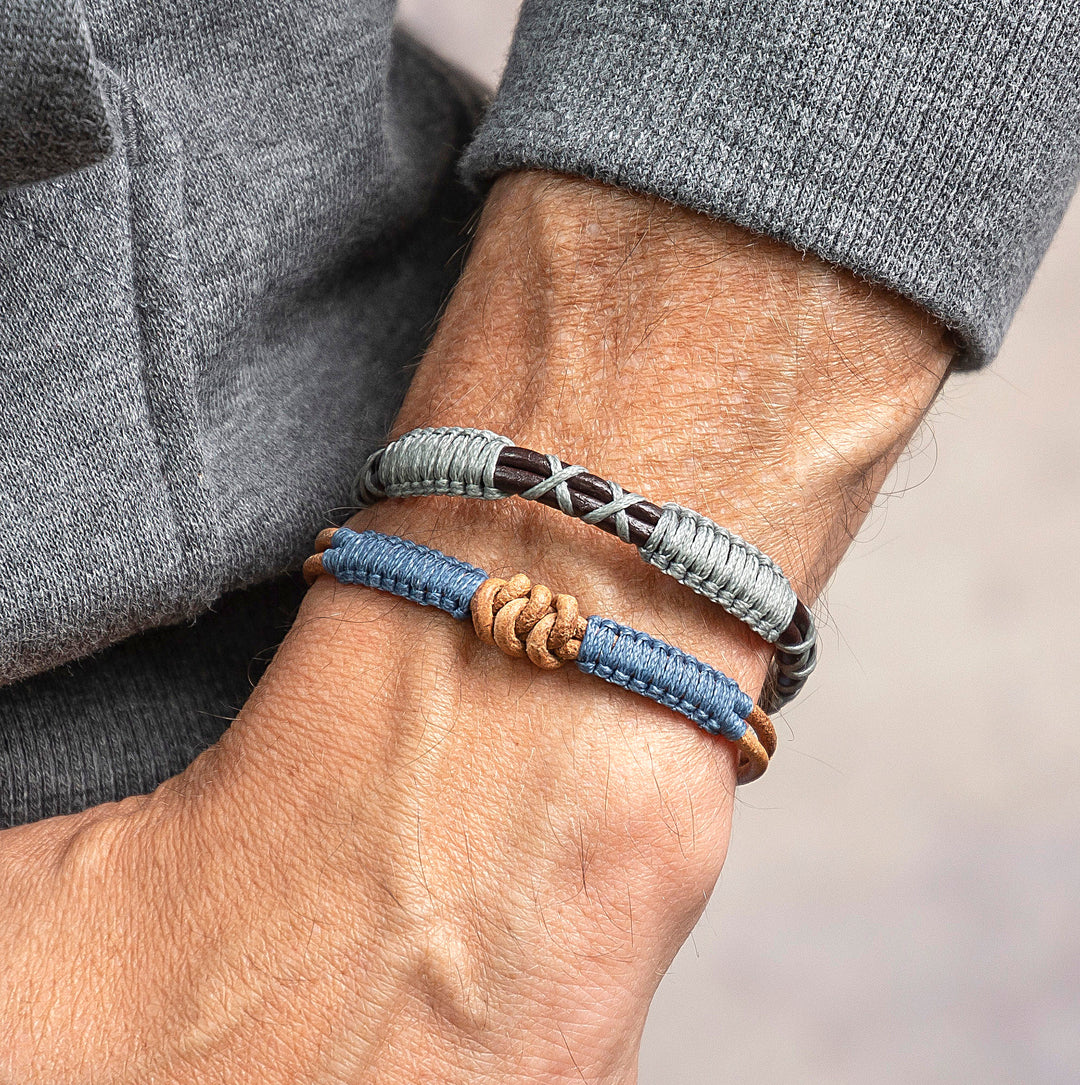 Knot Men's Leather Bracelet