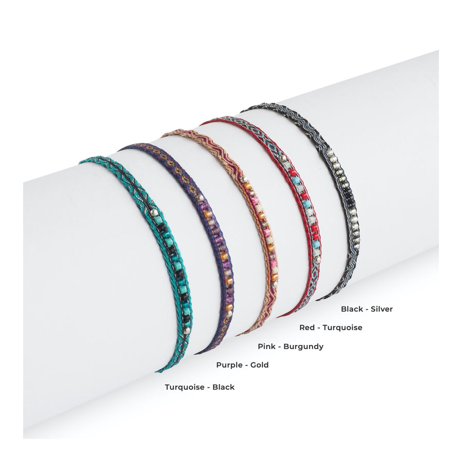 Egyptian Loom Woven Bracelet | Colombian Bracelet