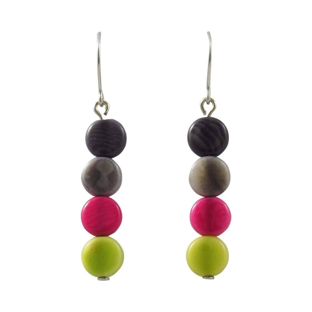 Filitas Dangle Tagua Earrings - Amano Artisans