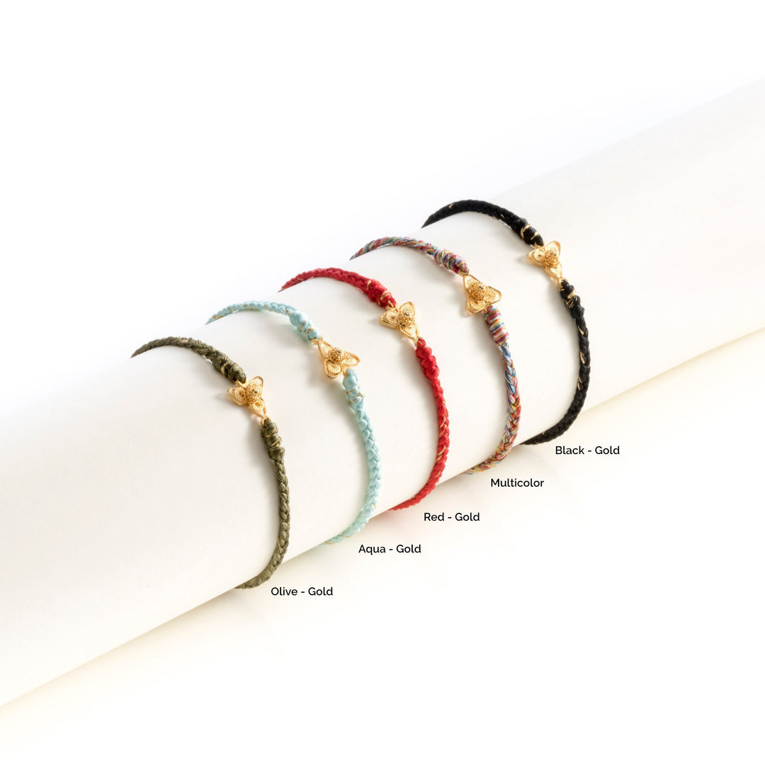 Tria (Triangle) Filigree Bracelet Colors
