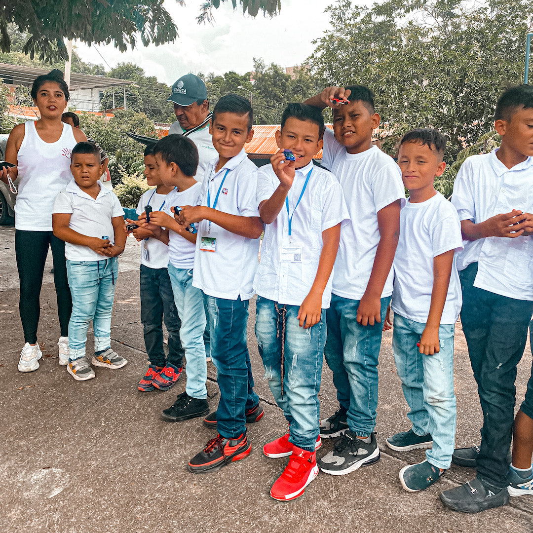 Boys at Santa Ana boarding school