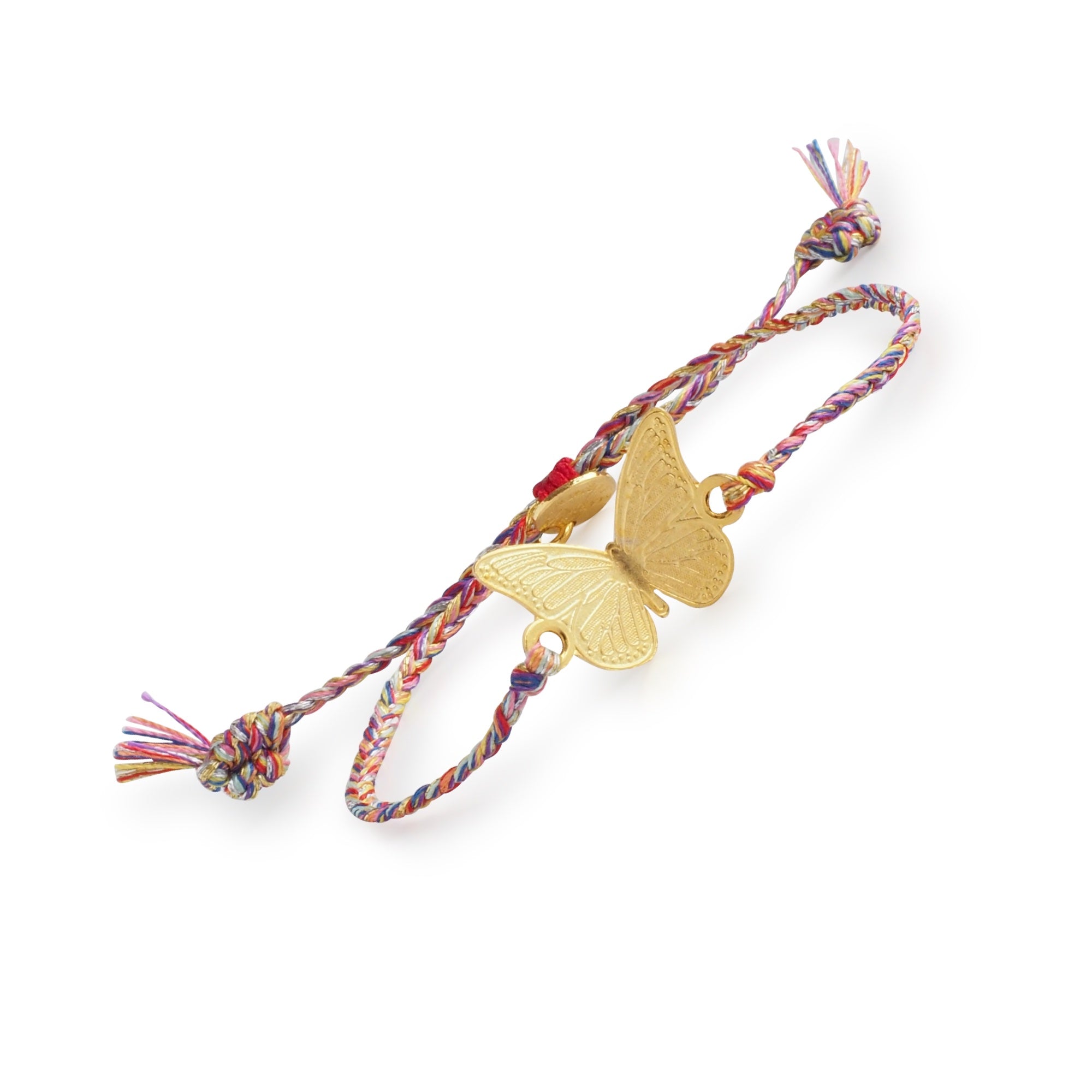 Butterfly Gold Bracelet Multicolor