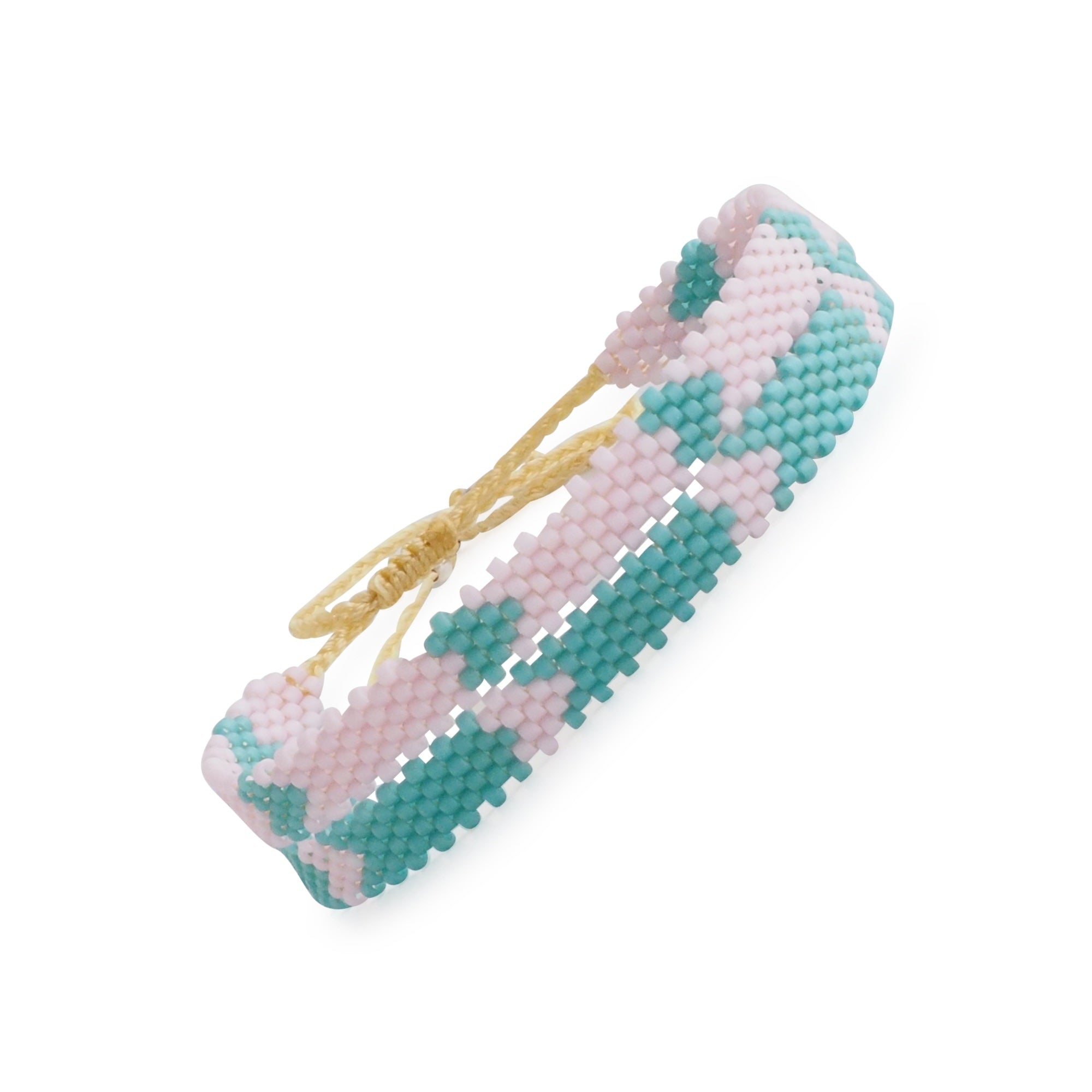 Friendship bracelet with hearts