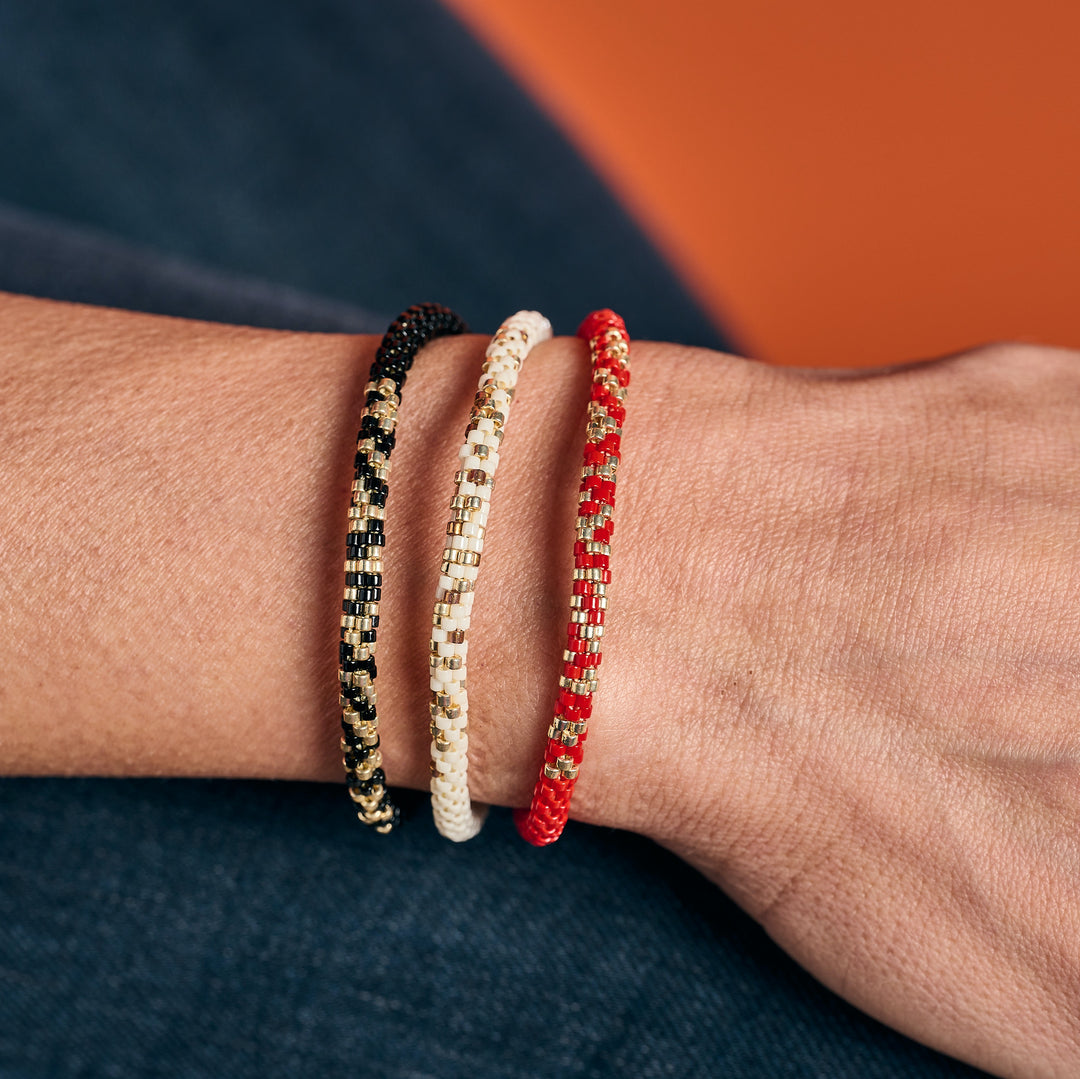 Tubular Seed Bead Bracelet