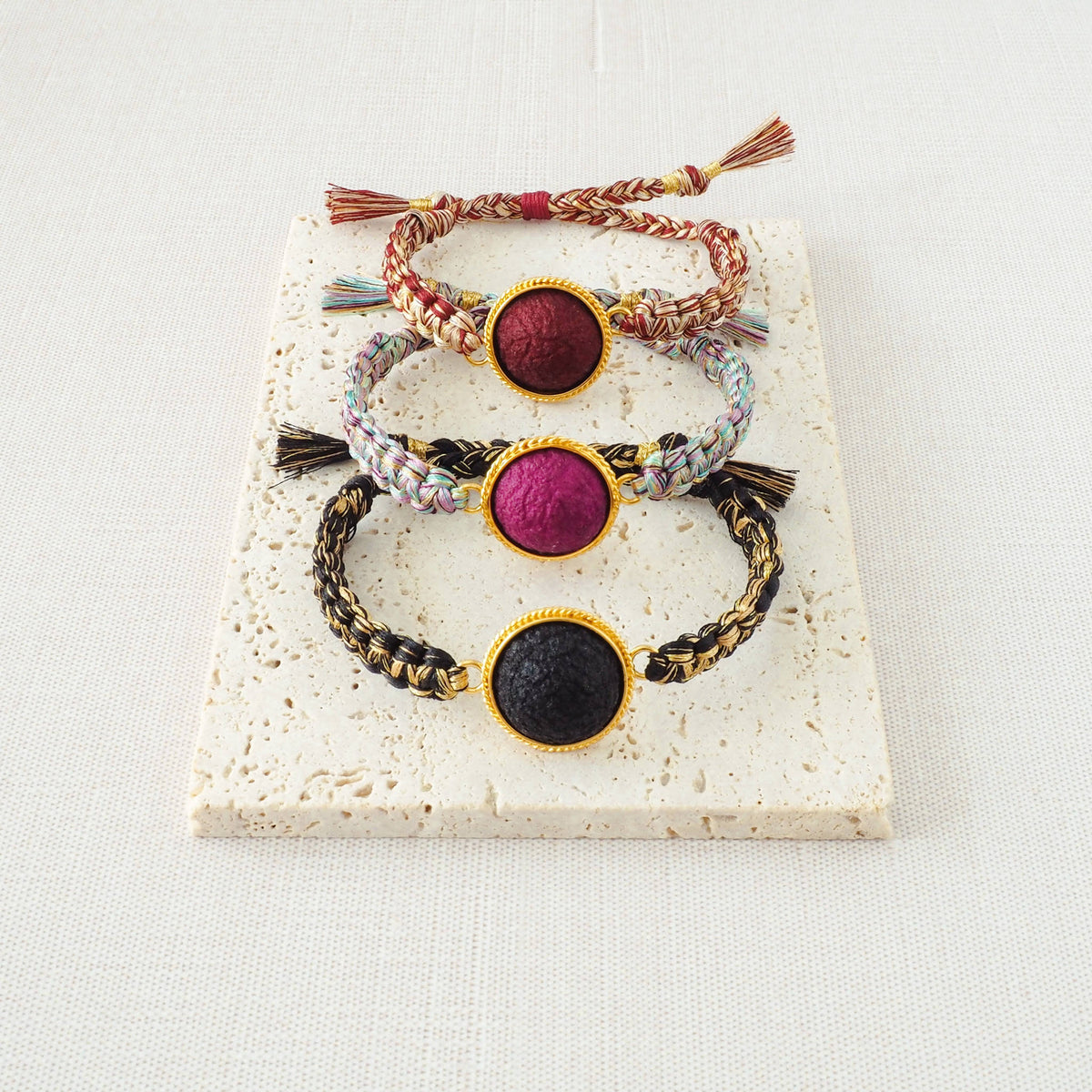 Handwoven Silk Cocoon Bracelet