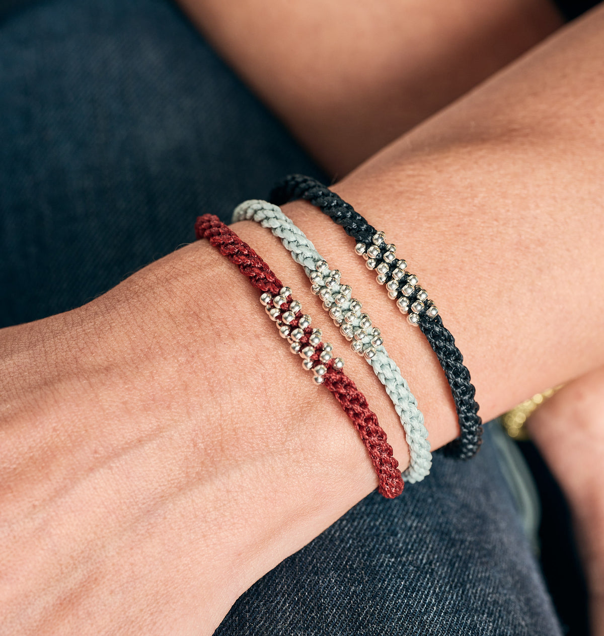 Macrame Beaded Bracelet | Handmade in Colombia