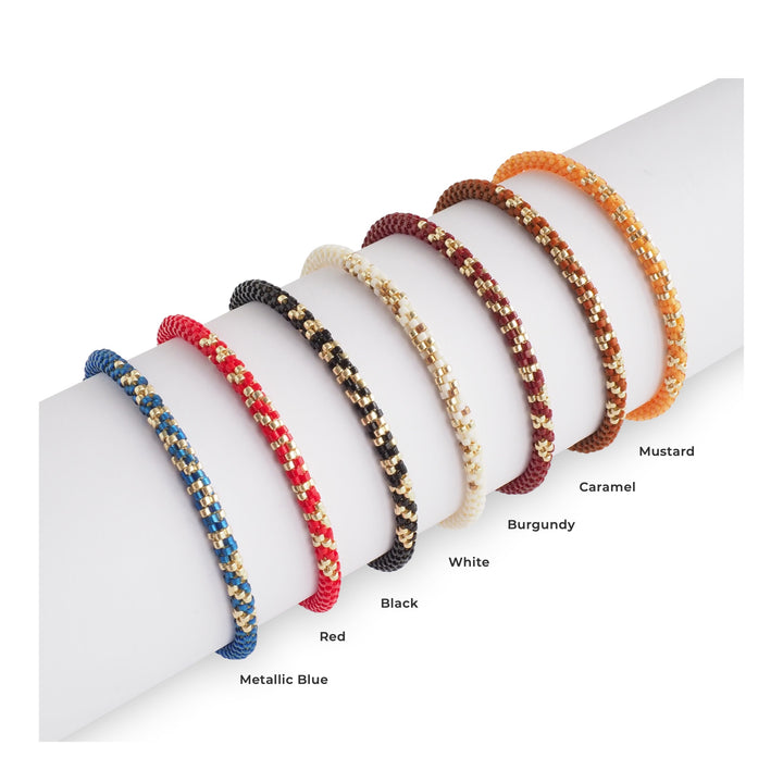 Miyuki Cylinder Bracelet
