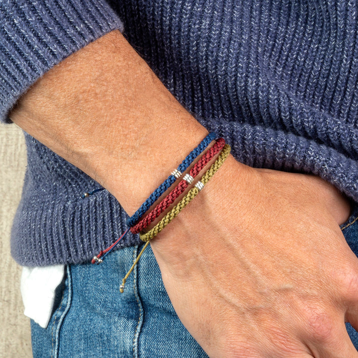 Mens Cord Bracelet, Macrame Bracelet, Colombian Bracelet Model