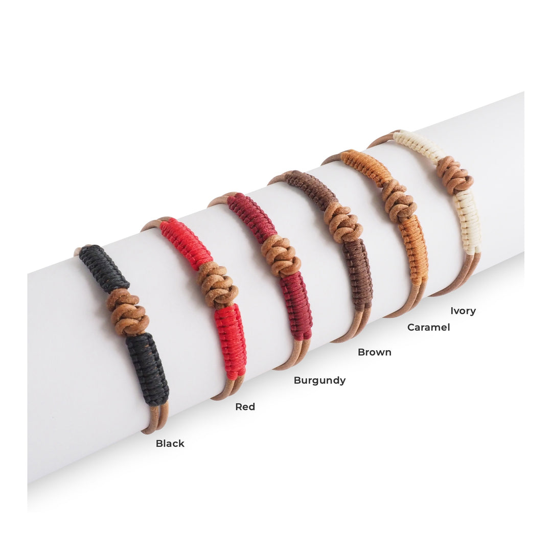Knot Men's Leather Bracelet