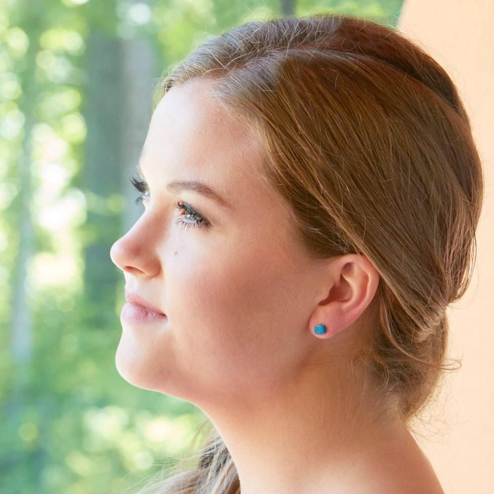 Kubis Mini Stud Tagua Earrings - Amano Artisans