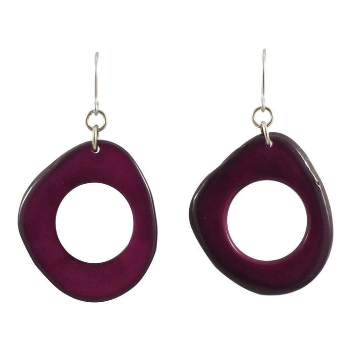 Orette Dangle Tagua Earrings - Amano Artisans