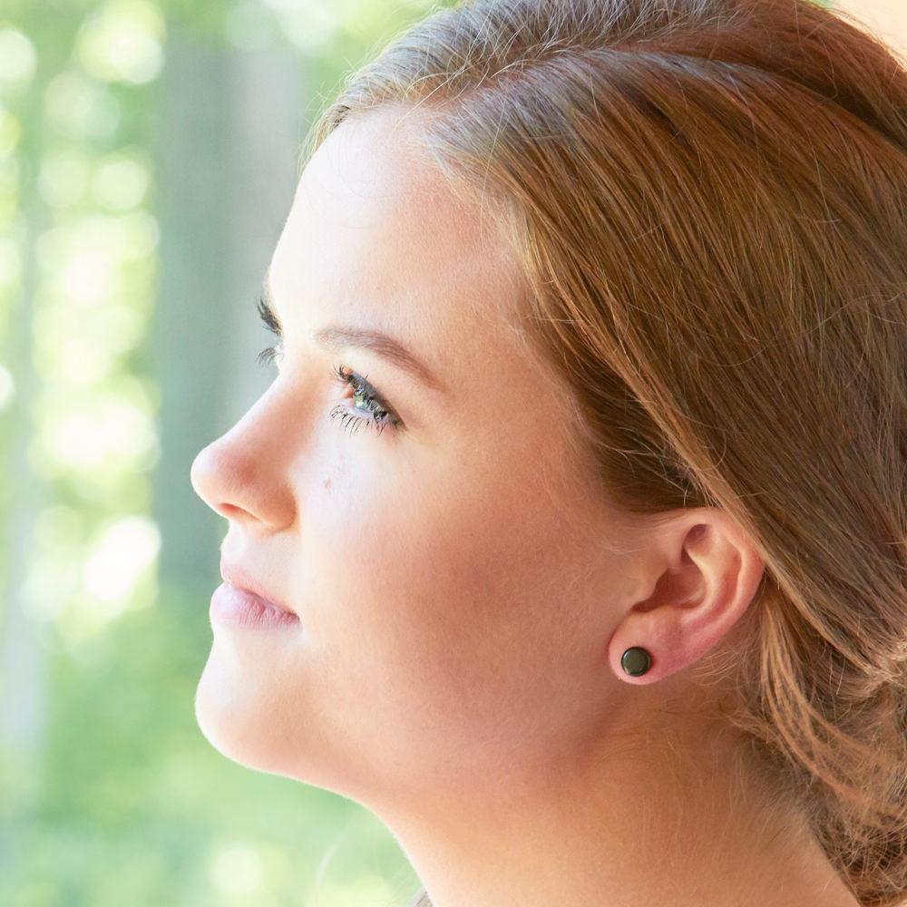 Picollo Mini Stud Tagua Earrings - Amano Artisans